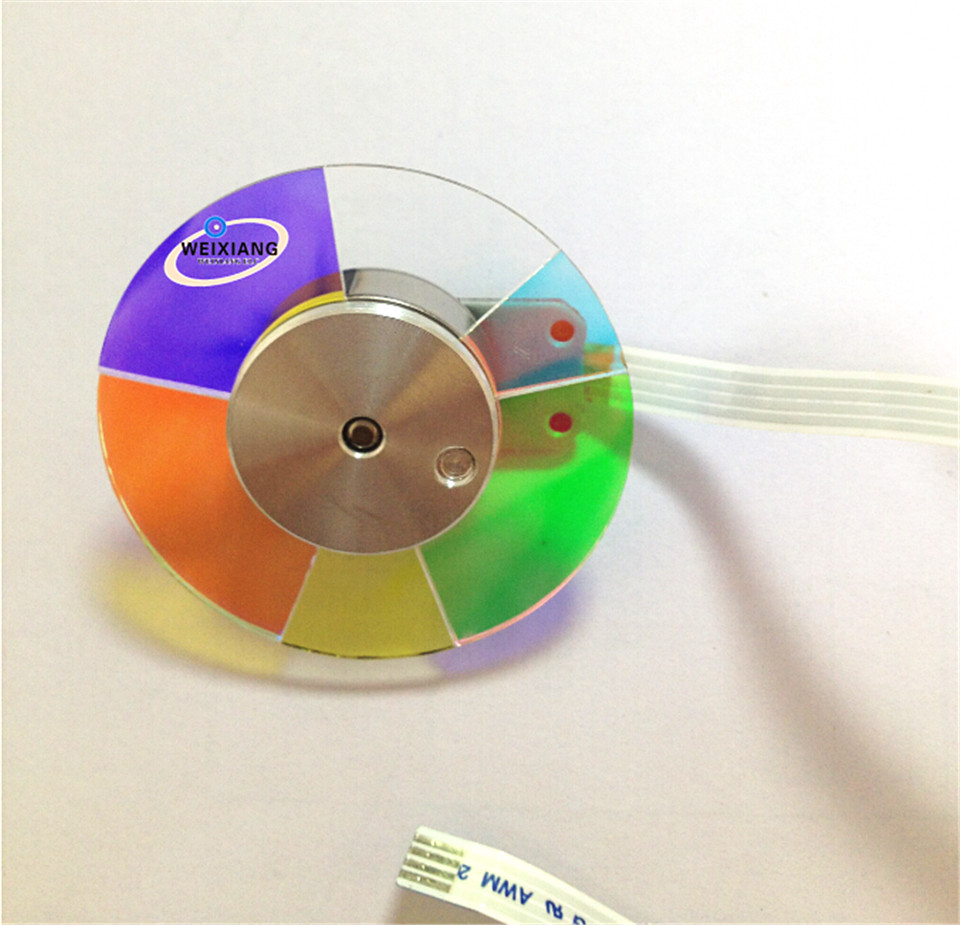 Original Projector Color Wheel For DS211 /DS212 /DS216 /DS219/Smartboard v30 Color Wheel,6 segments 40mm