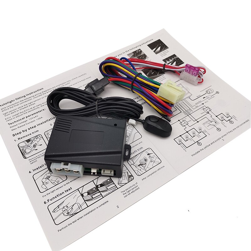 Car Auto Light Sensor System Automatically Control Lights ON/OFF Light Sensor 12V