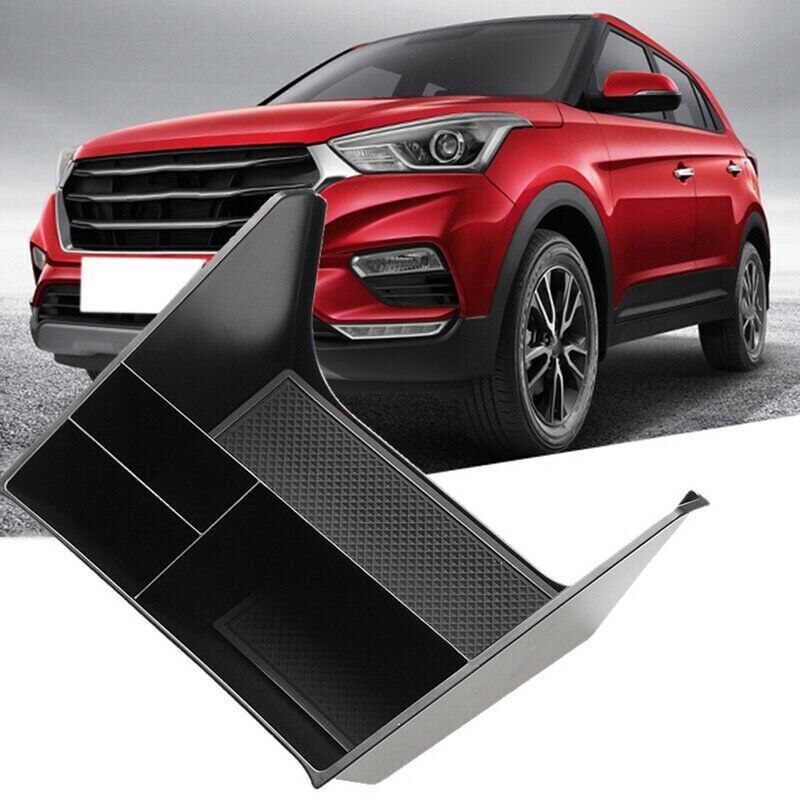 Car Central Handrail Storage Box Console Handrail Armrest Storage Glove Box Tray for Hyundai Creta IX25 Accessories