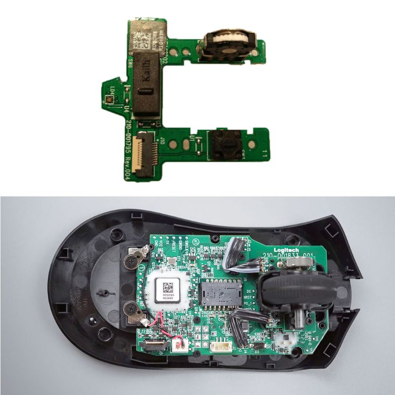 Placa de reparo do codificador de mouse, peças para logitech g603, placa de roda para mouse, novo