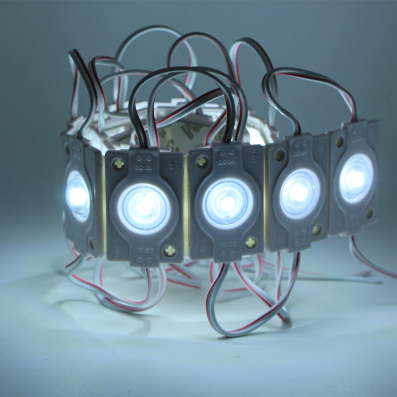 LED Module licht 3030 Ulter helderheid 2 W 12 V COB licht Reclame lamp Waterdicht Led Teken Backlights Wit strip licht 10 stks
