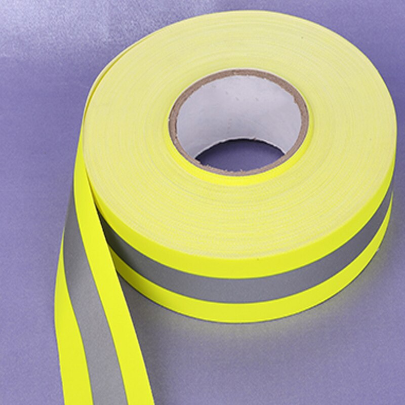 5m x 5cm Reflective Flame Retardant Cloth for Fire Clothing with Reflective Strip High Temperature Resistance Reflector Cloth