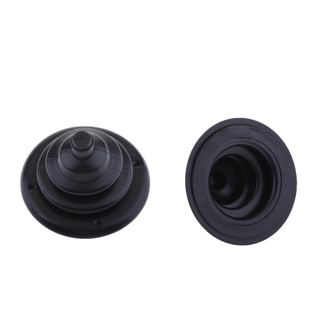 2pcs 100mm 4 inch Marine Boat Rigging Cable Boot Hole Shifter Cable Cover Black