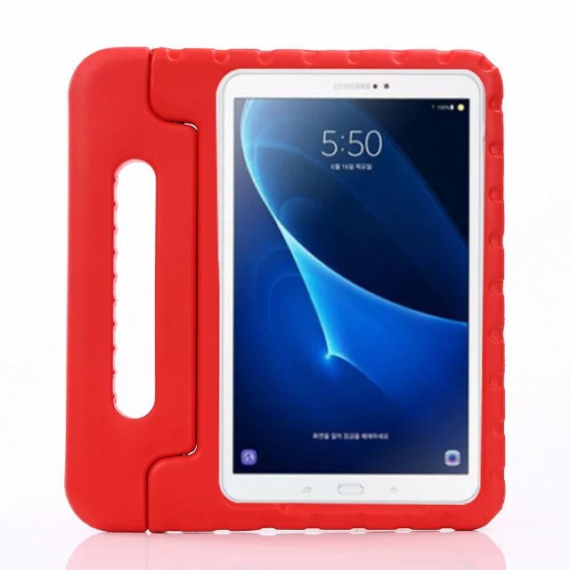 For Samsung Galaxy Tab A 10.1&#39;&#39; A6 T580N T585C Kids Protective Stand Case SM-T580/585 EVA Shockproof Portable Cover: Red / SM-T580