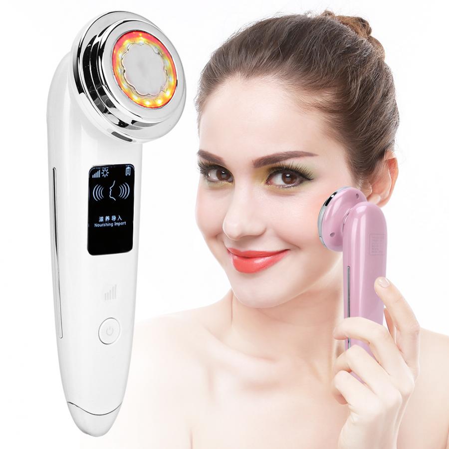 Photon Light Therapy Machine Digital Vibration Face Lifting Tightening Household Eye Care Essence Import Beauty Massage Devices