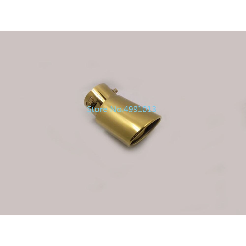 For Peugeot 408 car cover muffler exterior back end pipe dedicate exhaust tip tail outlet ornament vent 1pcs