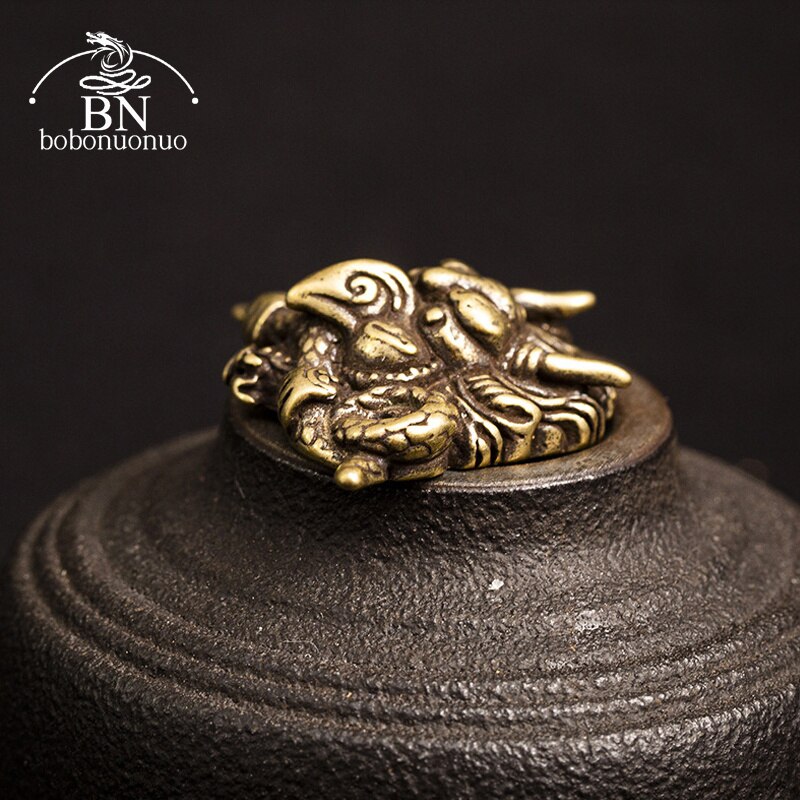 Décoration de vêtement en laiton pur, bouton de Rivets, en forme d&#39;oiseau, de Garuda, dieu mythologie indien, boucle à vis