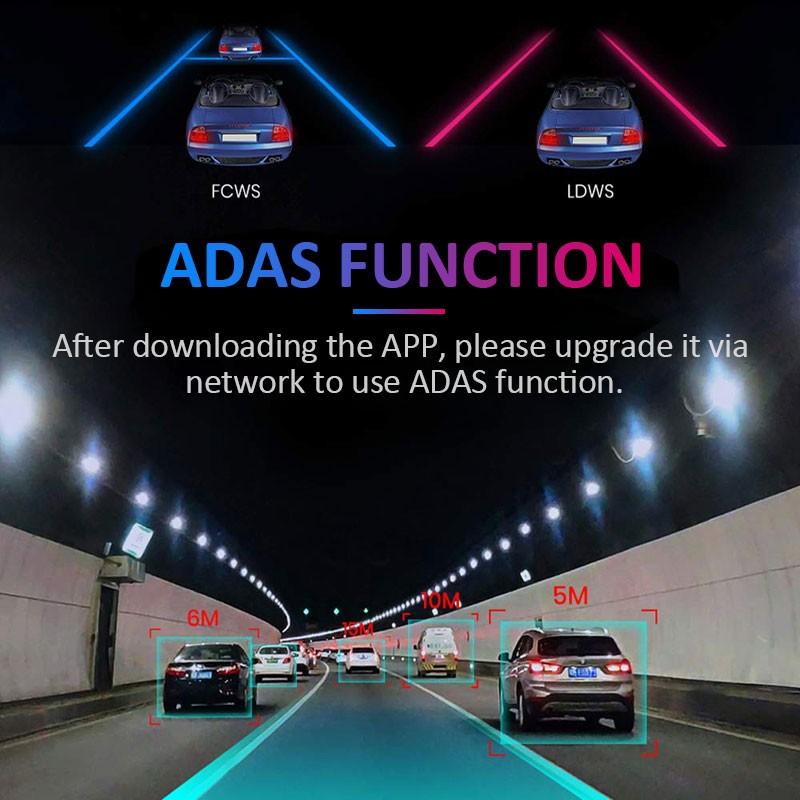 ADAS – caméra de tableau de bord DVR pour voiture, enregistreur vidéo de conduite pour Android, Support USB, carte TF, détection de mouvement