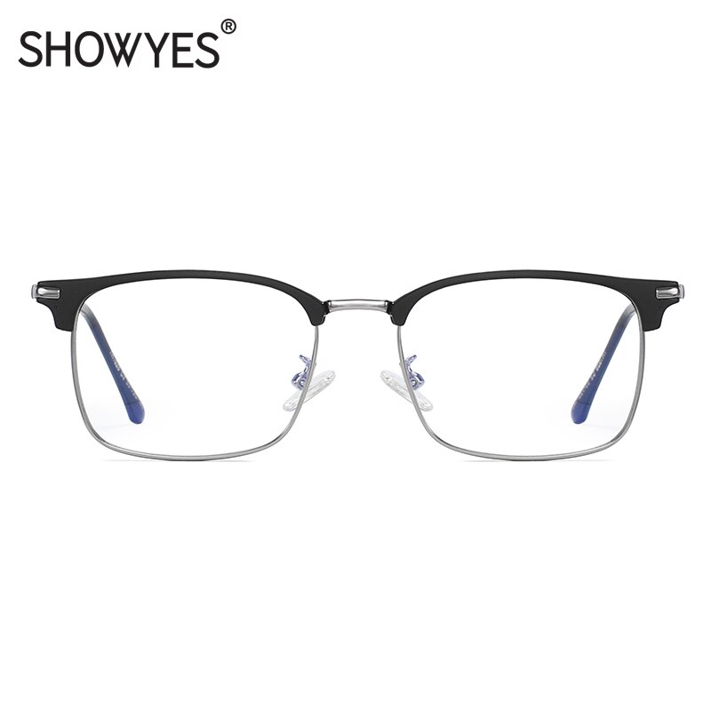 Blue Light Filter Glasses Anti Radiation Plain Eyeglasses Square Frames High Clear Lenses Anti Blue Ray Computer Spectacles 005