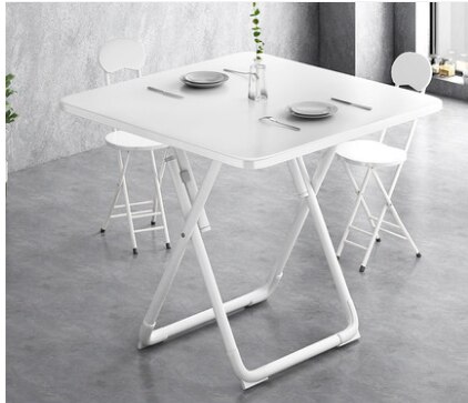 folding multi function table desk: White