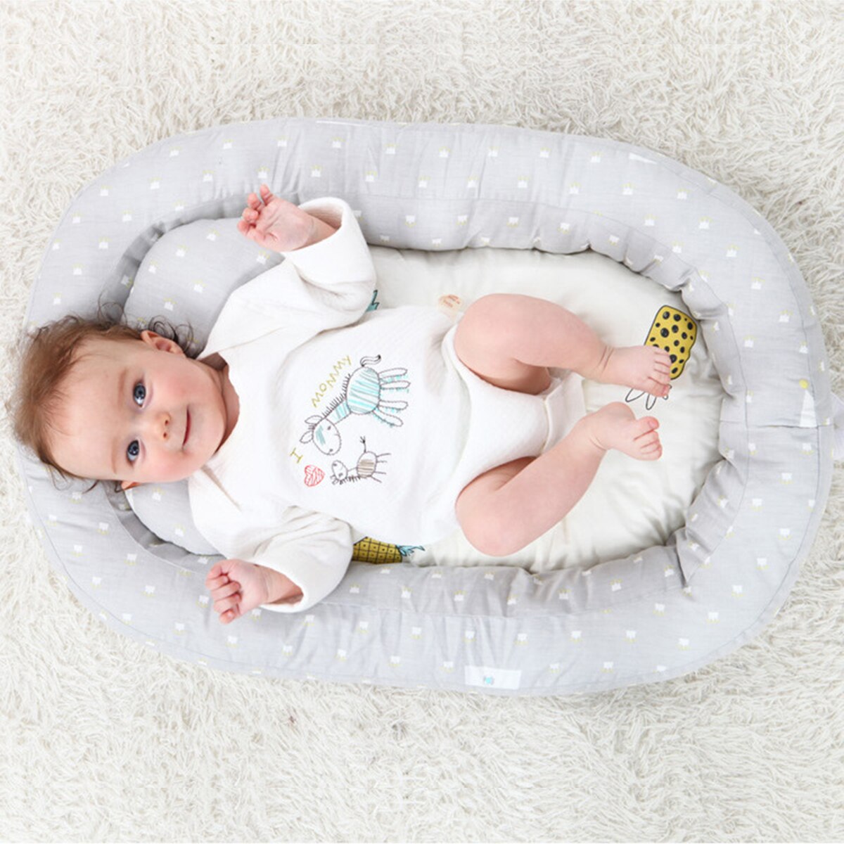 Baby Liege Tragbare Neugeborenen Krippe Weiche Atmungsaktive Kleinkind Bett Co-Schlaf Stubenwagen Matratze Für 0-1 Jahr alt babys