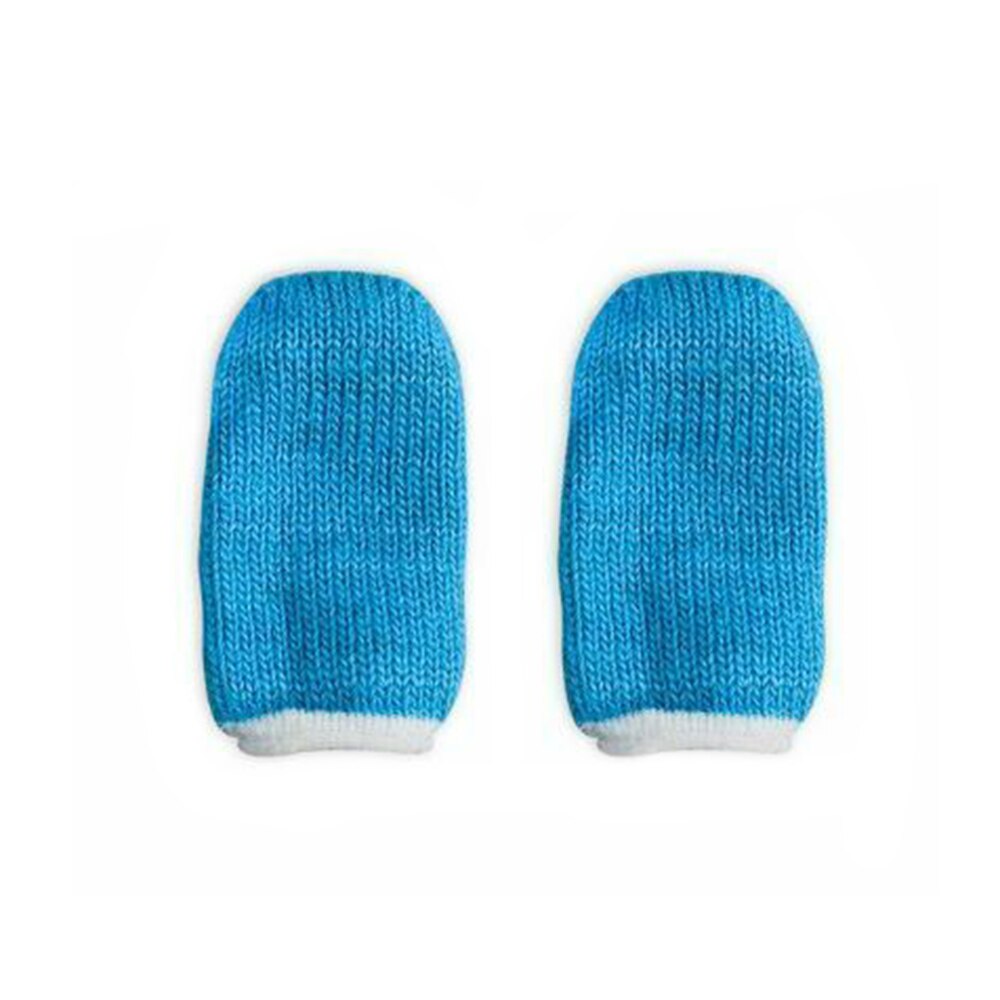 Funda de nailon para control de juegos, protector de dedos transpirable, resistente al sudor, para dedos, antiarañazos, sensible al tacto para Móvil, 1 par: Azul