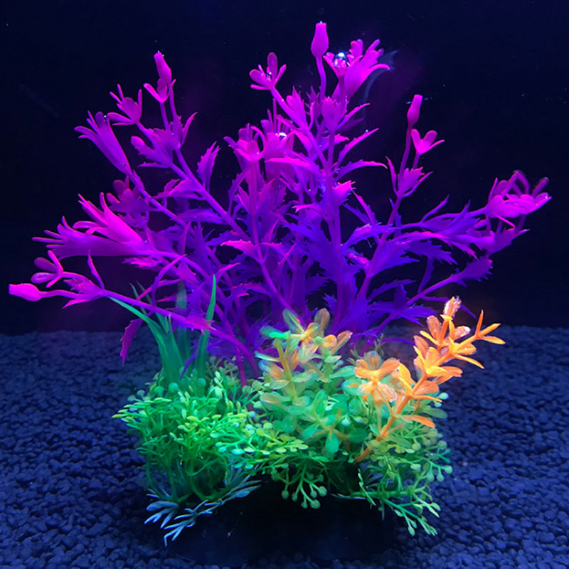 12 Soorten Aquarium Decoratieve Planten Waterplanten Decoratieve Fish Tank Decoratie Kunstplanten Accessoires Iandscaping 14Cm