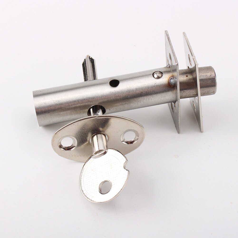 1PC Invisible Mortise Door Lock Iron Pipe Well Lock Fire Door Escape Aisle Lock For Fireproof Door Lock Door Hardware