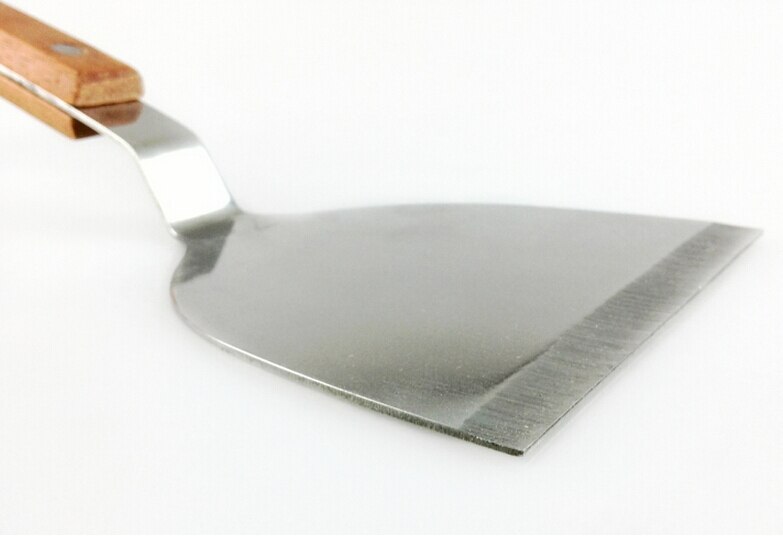 Kitchen cooking tools turner fried pizza iron wood handle anti-scald kitchen accessories cooking tools