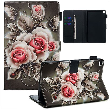 Tablet Case for Samsung Galaxy Tab A 8.0 SM-T290 SM-T295 - Leather with Animal Print & Shockproof TPU Back: YB-A12