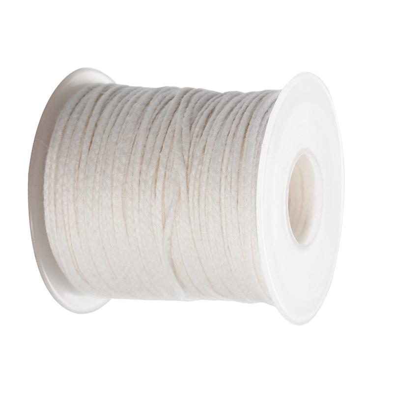 1 Roll 200 Feet Braided Wick Candle Wick Spool Candle Wick Cotton Thread Candle Making For Candle DIY And Candle Making