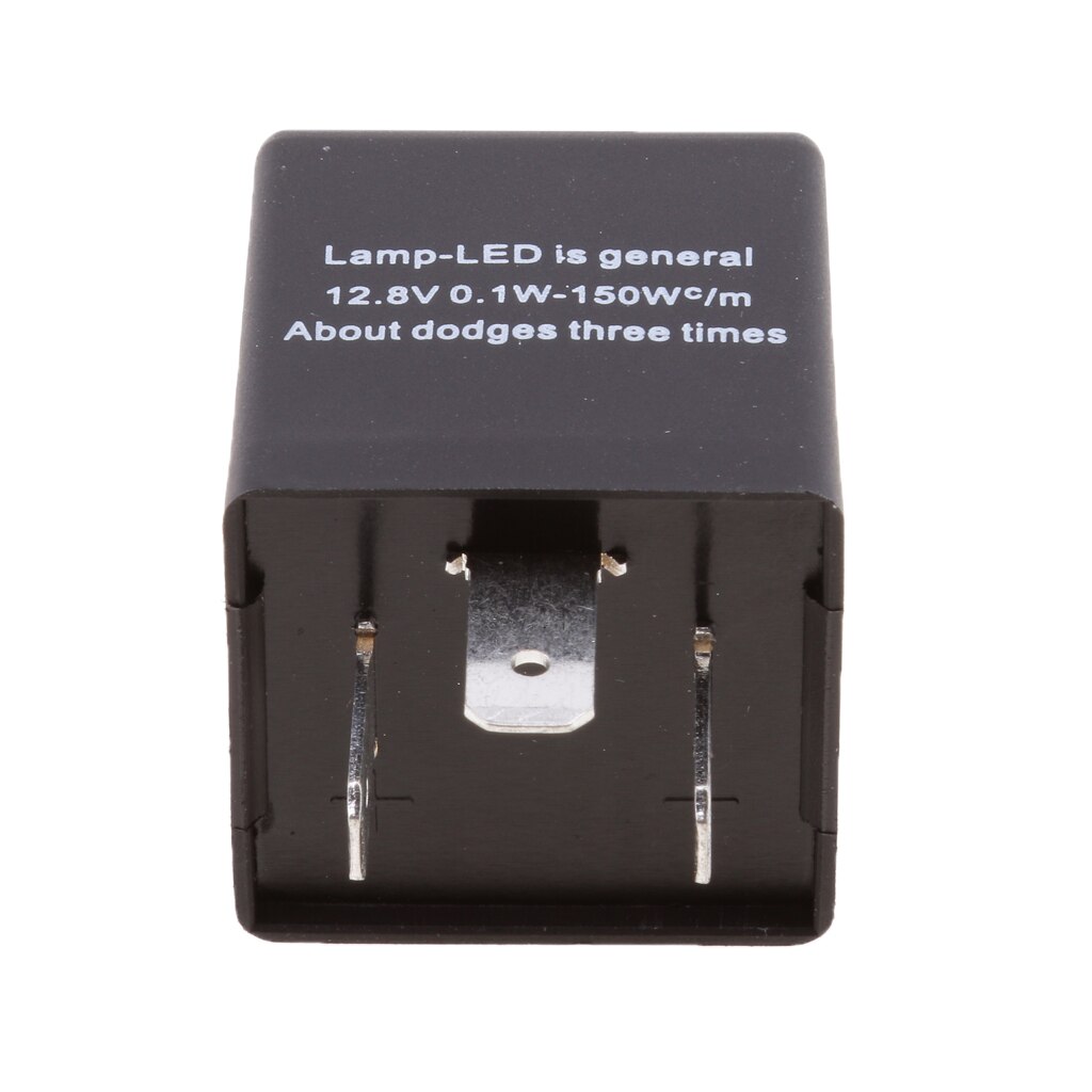 Luz intermitente LED para coche, 3 pines de relé de CF-13, 12V, fijo, intermitente