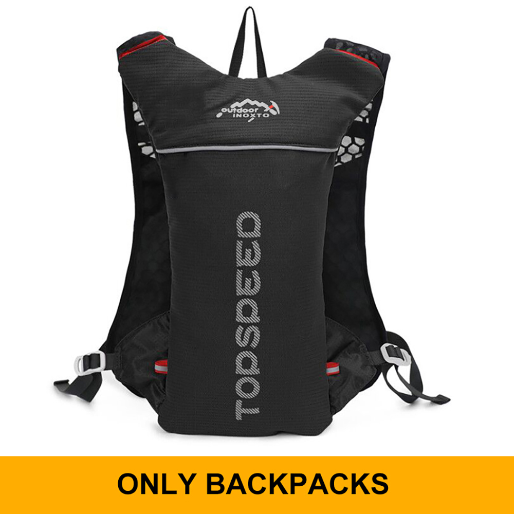 Ultralichte rugzak voor trailrunning, hardloopvest, ademend hardloopvest voor marathons: Witte kleur