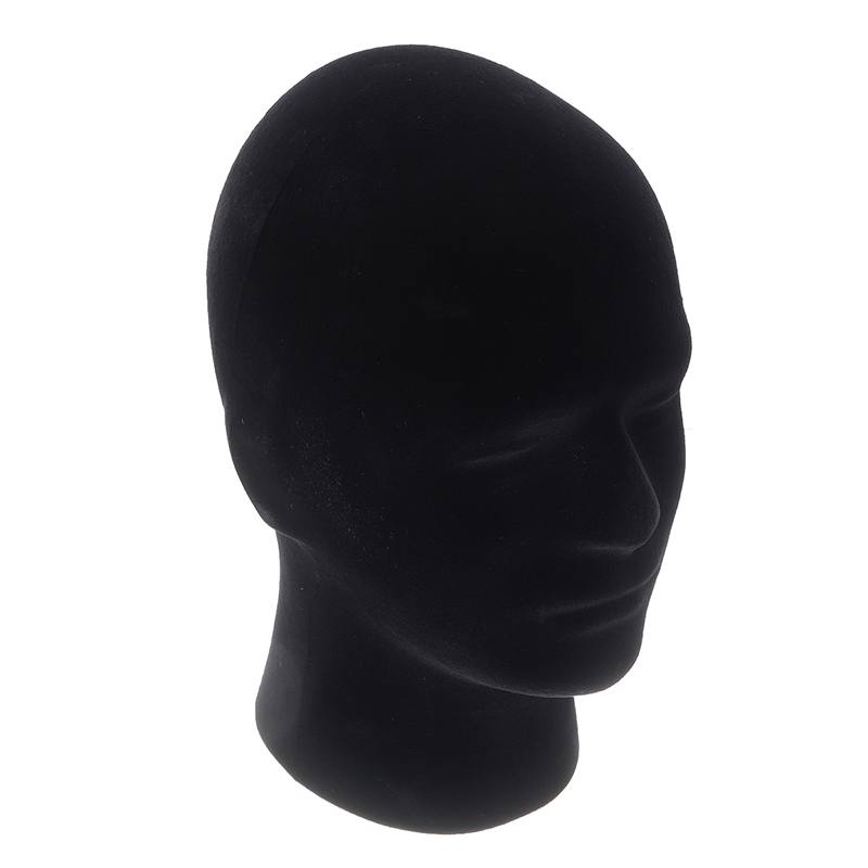 Tête de Mannequin en polystyrène pour hommes, pour perruques, lunettes, chapeaux, casque, affichage de modèle de centre commercial, présentoir