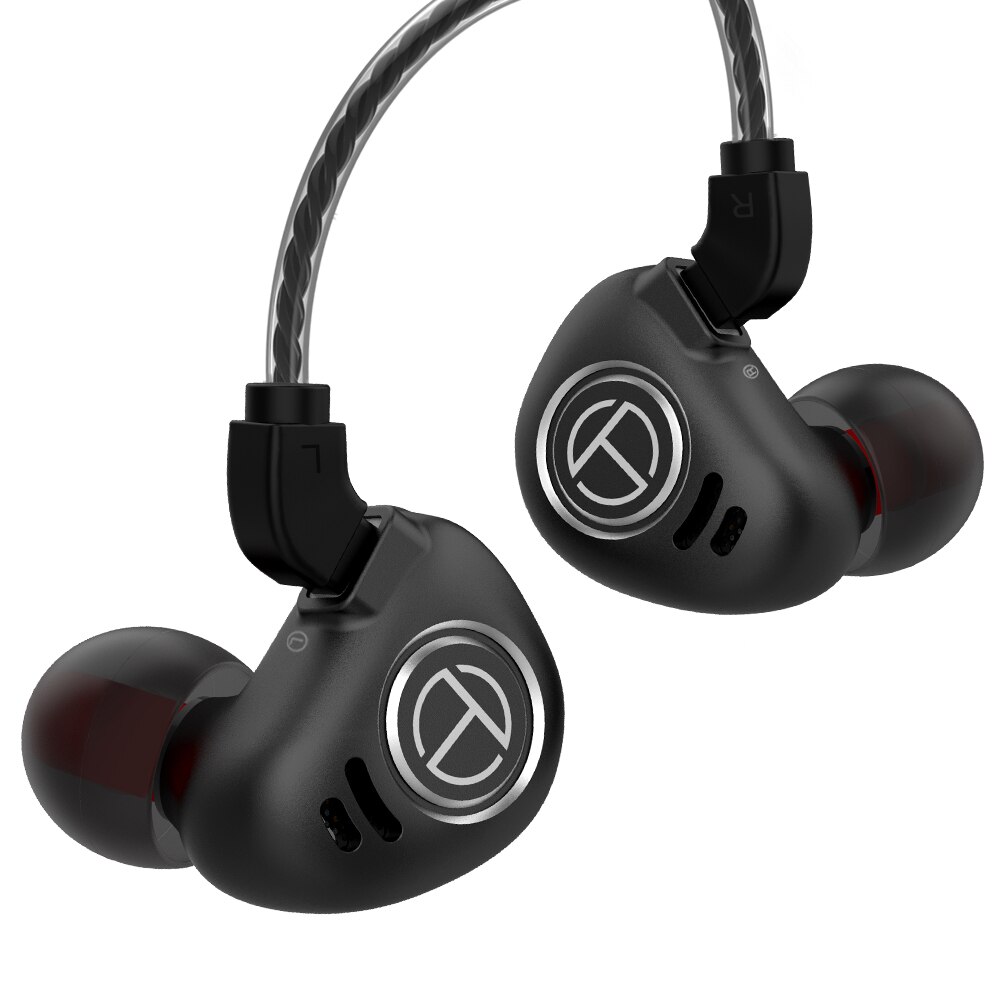 TRN V90 1DD + 4BA Hybrid In Ear auricular HIFI DJ Monitor Running auriculares deportivos auriculares con 2PIN desmontable TRN V80/v20