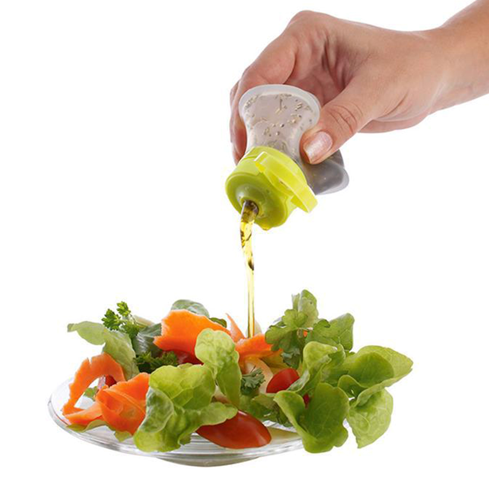 Bærbar silikone presse flaske dispenser mini sovs både til sauce olie ketchup madlavning værktøj hjem gadget