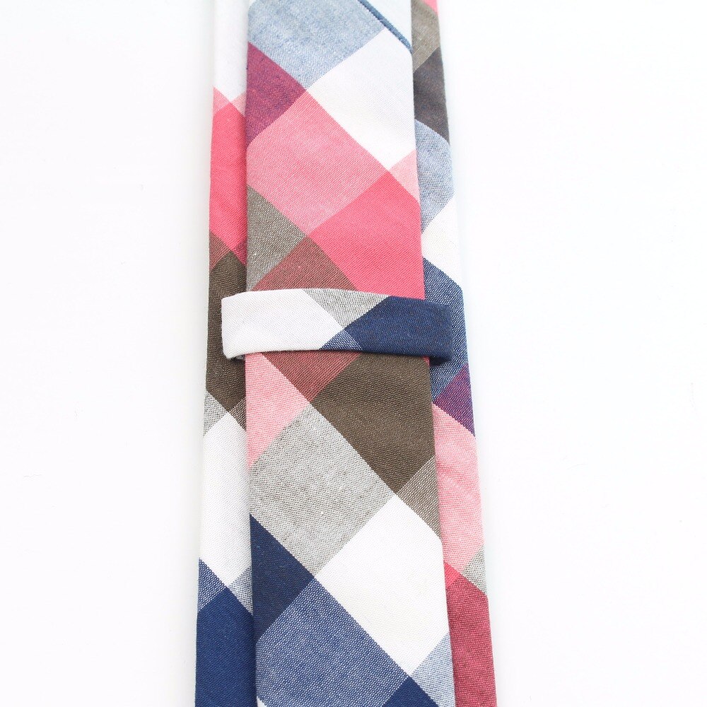 Slips klassisk rutig slips för män casual tartan k... – Grandado