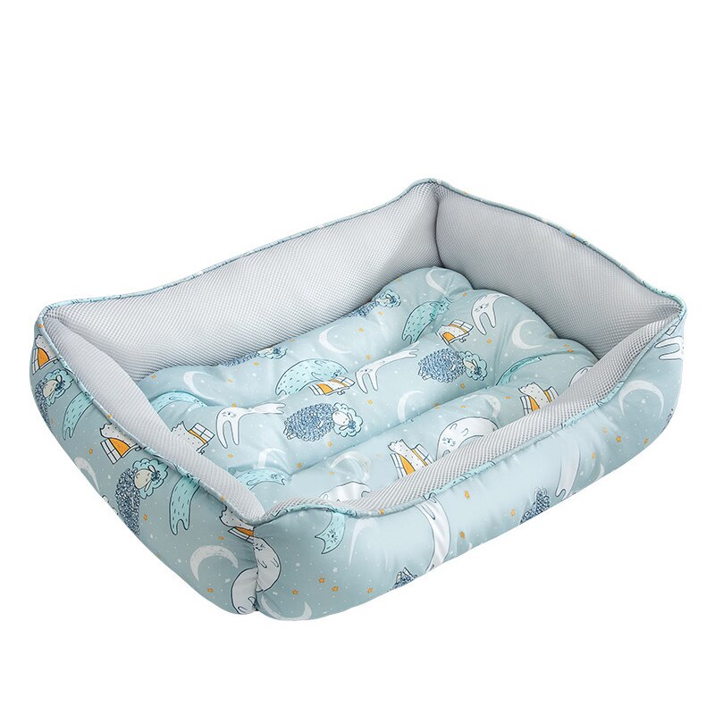 Cama refrescante para perros y gatos, manta de cama de mascota a prueba de agua, colchón lavable, perrera transpirable de verano