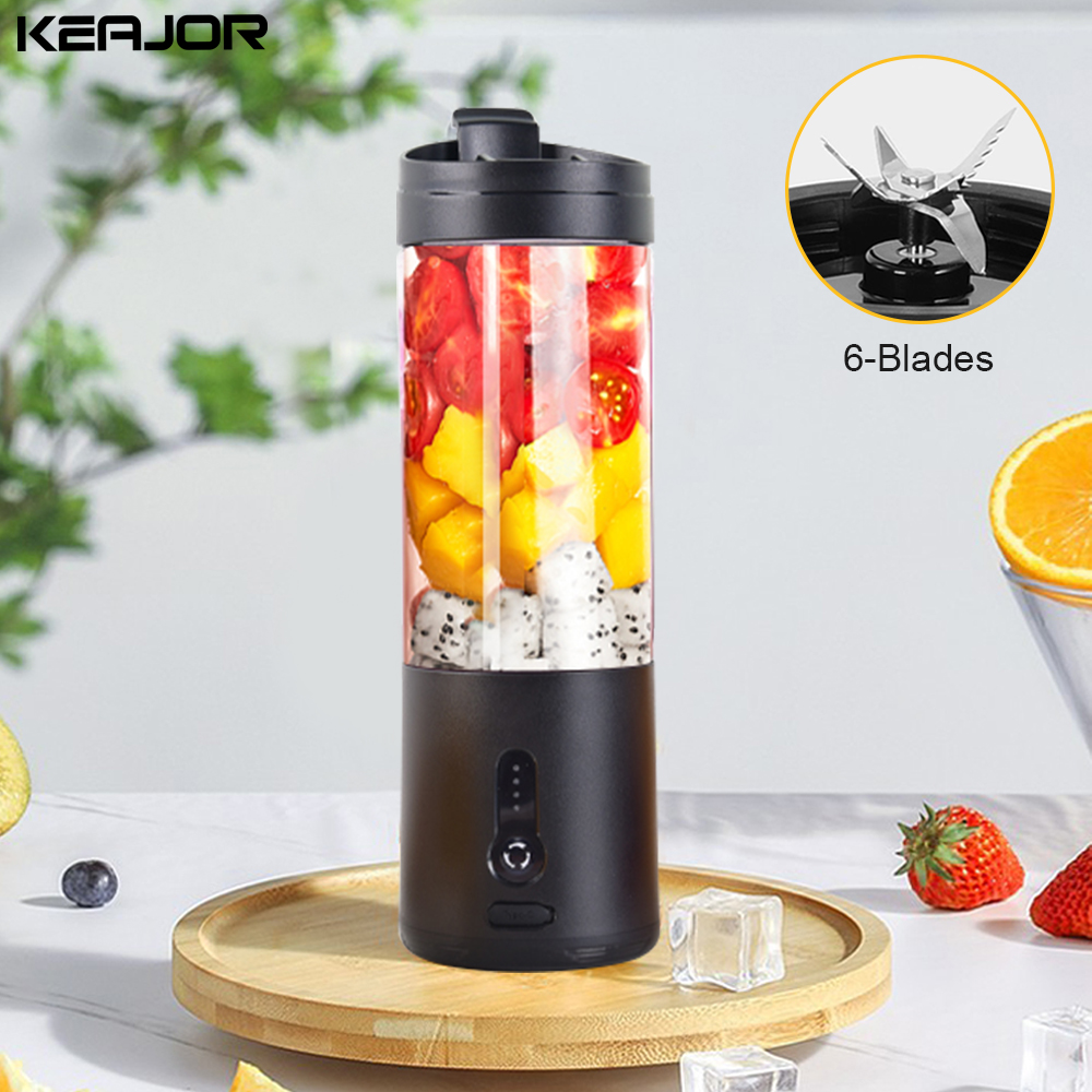 Mini bärbar mixer elektrisk fruktjuicer smoothie apelsin färsk juice mixer multifunktion uppladdningsbar bärbar juicer mixer