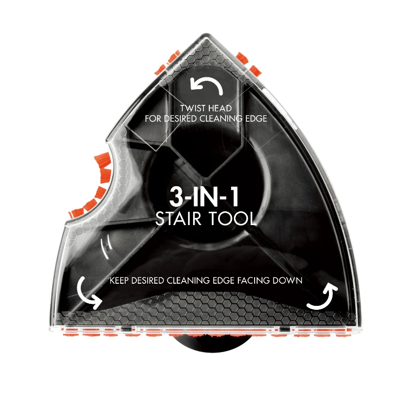 Bissell textilrengöringsmaskin specialiserat borsthuvud, rengöringsmaskin specialtillbehör