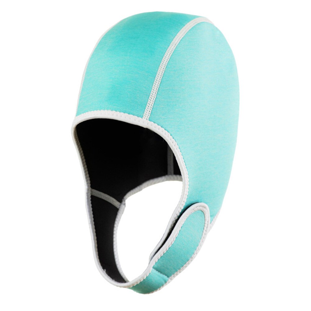Bonnet réglable en néoprène pour surf plongée Kayak Rafting tuba bonnet de natation et T8: Bleu ciel