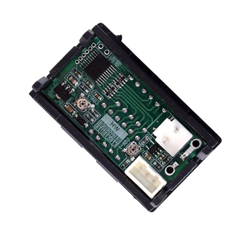 Dc 0-100v 50a digital voltmeter amperemeter dobbelt display spændingsdetektor strømmåler panel amp volt måler 0.28 tommer 1 rød rød led