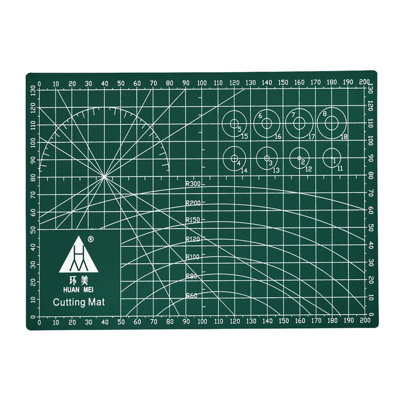 A3A4A5 PVC Cutting Pad Cutting Board Patchwork Sewing Tool DIY Leather Craft Tool Double-Sided Self-Repairing Pad Base Plate: A5 green