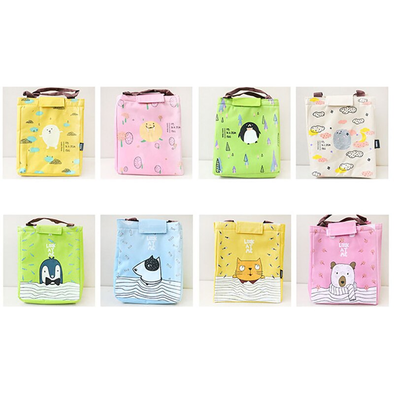 Waterproof Lunch Bag for Women kids Men Cooler Lunch Box Bag Tote canvas lunch bag Insulation Package Portable