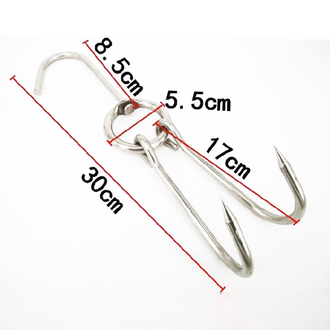 Sourcing Map 10Pcs Meat Hooks 5.9 Inch 3mm Stainless Steel Smoking Hook Butcher Hook Meat Processing Butcher Hook Hanger Hooks For Smoking, Grilling - View #10