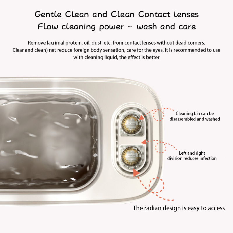 Xiaomi Upgrate Ultrasonic Glasses Cleaning Machine 45KHZ Ultrasound Jewelry Cleaner Machine High Frequency Ultrasonic Cleaner