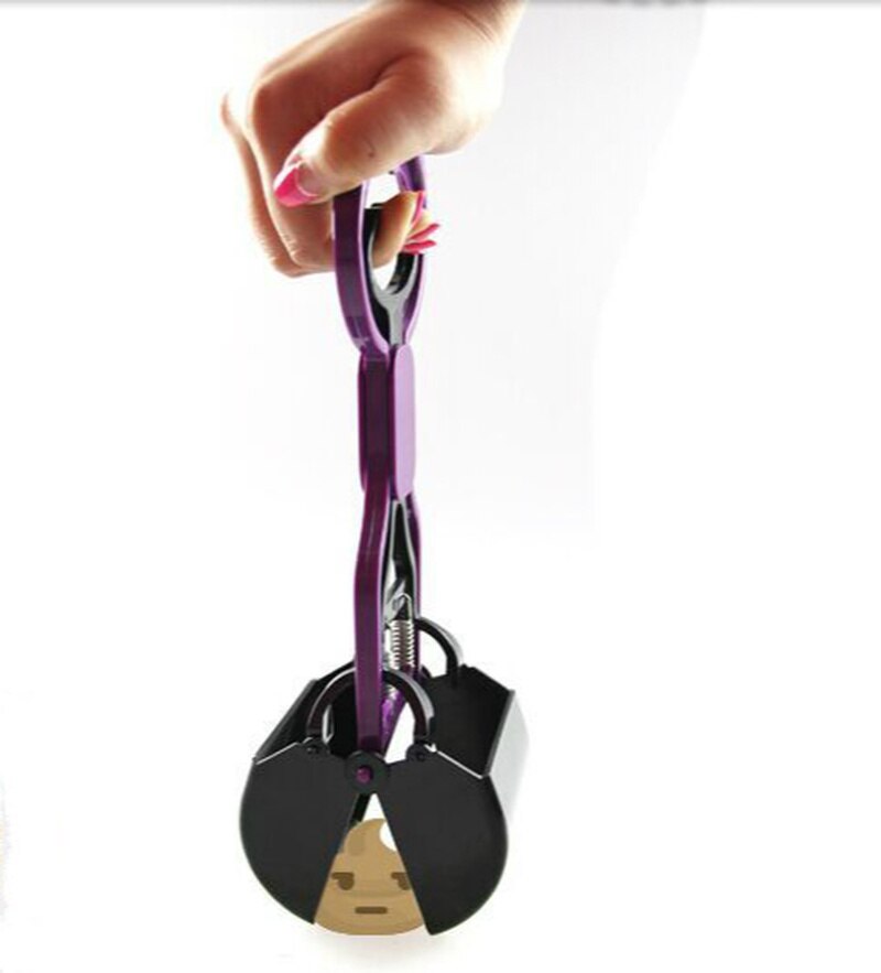 1 Pcs Puppy Handle Poop Clip Foldable Pet Dog Poop Scooper Cat Toilet Cleaning Shovel Tool Durable Pet Supplies Accessories