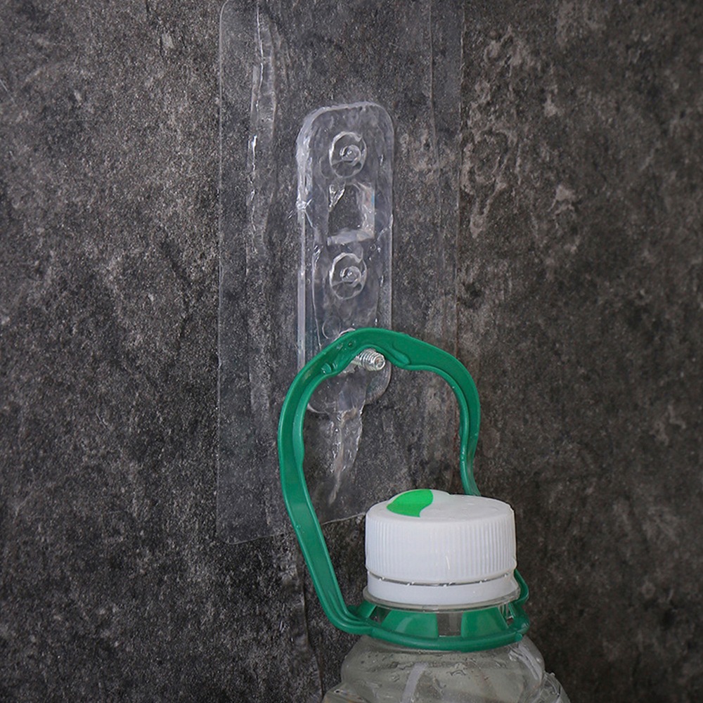 Variable Distance Double Hole Screw Sticker Wall Hanger No Punching Traceless Nail Screw Hook Wall Picture Hanger