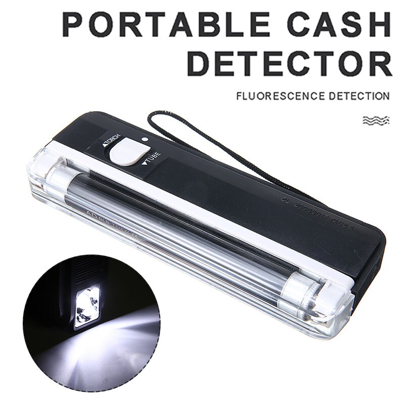 Lámpara UV portátil 2 en 1 de , Mini tubo ultravioleta, Detector de lámpara con linterna