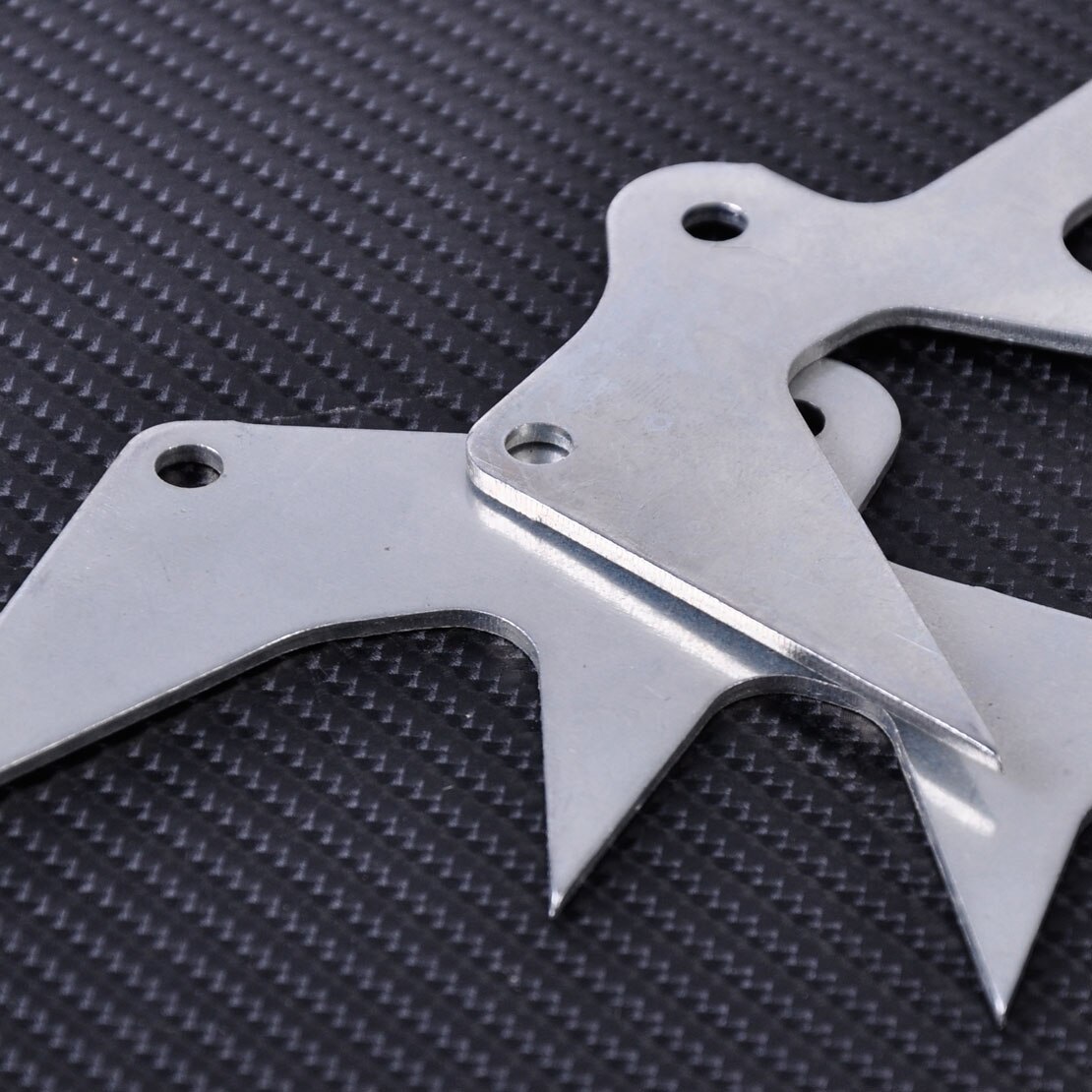 Letaosk 2Pcs Zilver Bumper Spike Kappen Hond Set Fit Voor Stihl 044 046 064 065 066 MS440 MS460 MS640 MS650 MS660