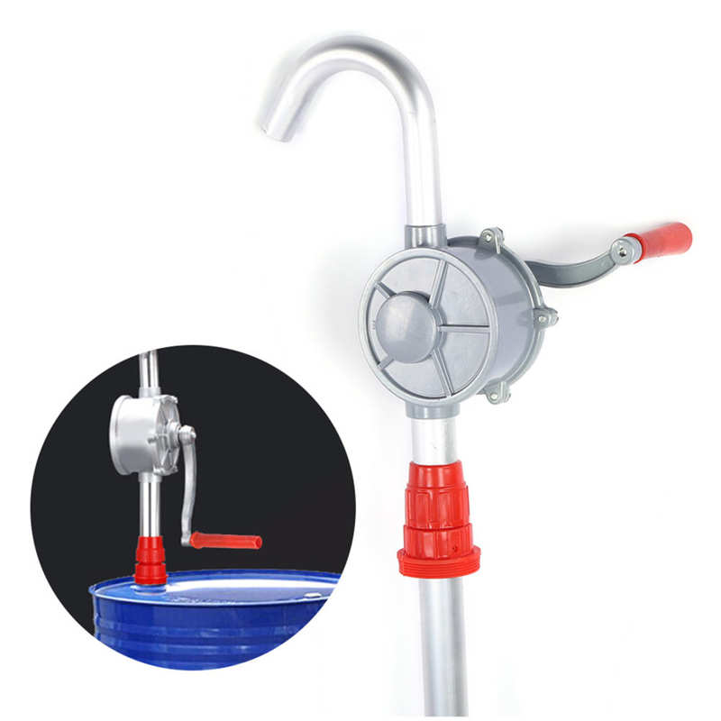 Manual Oil Extractor Gas Fuel Hand Pump Self Priming Dispenser 25mm / 1in Gasoline Hand Oil Pump