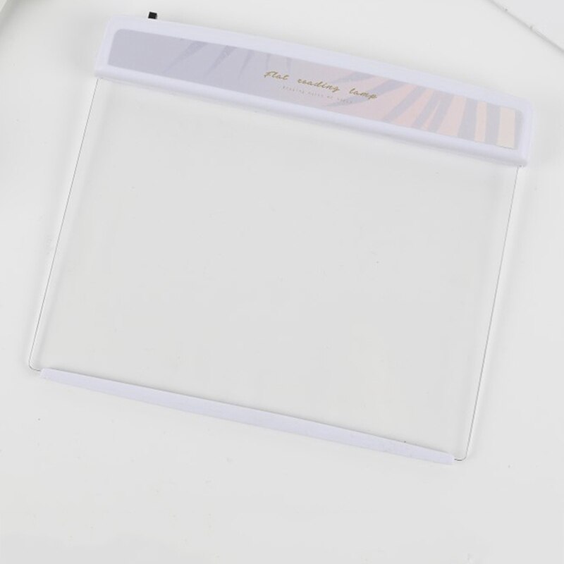 Flat Plate LED Book Light Reading Night Light Portable Travel Dormitory Led Desk Lamp Eye Protection for Home