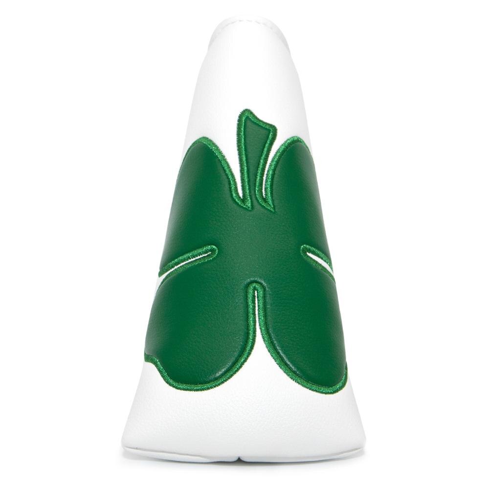 Golf Putter Cover,Golf Club Head Covers for Putter PU Leather Blade Putter Headcover with Magnetic Four-leaf Clover Series