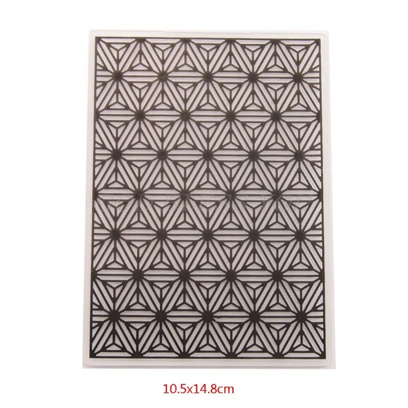 Plastic Embossing Folder Template DIY Scrapbook Photo Album Card Making Decoration Crafts Rainbow Sun Cloud Flower Birdcage Leaf: 58