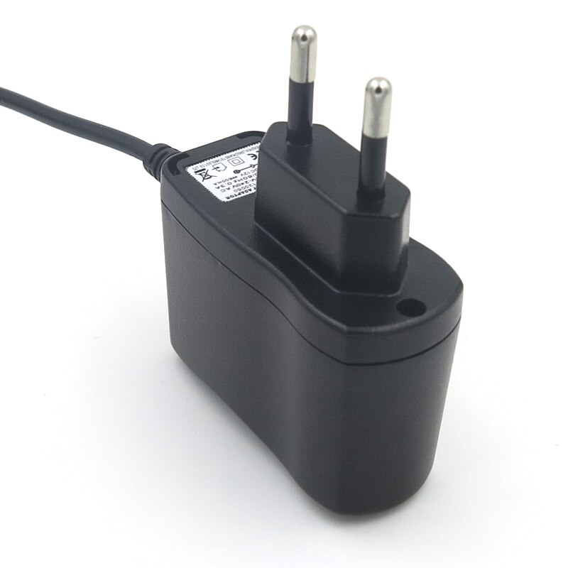 Vored 12v 100ma ac/dc adapter strømforsyning us/eu stik universal oplader 5.5*2.1mm til lommelygte/ scenelampe hurtig