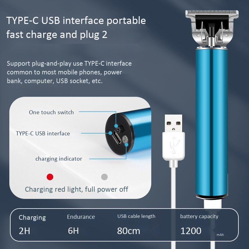 Elektrische pro t-outliner draadloze trimmer draadloze draagbare tondeuse draagbare tondeuse