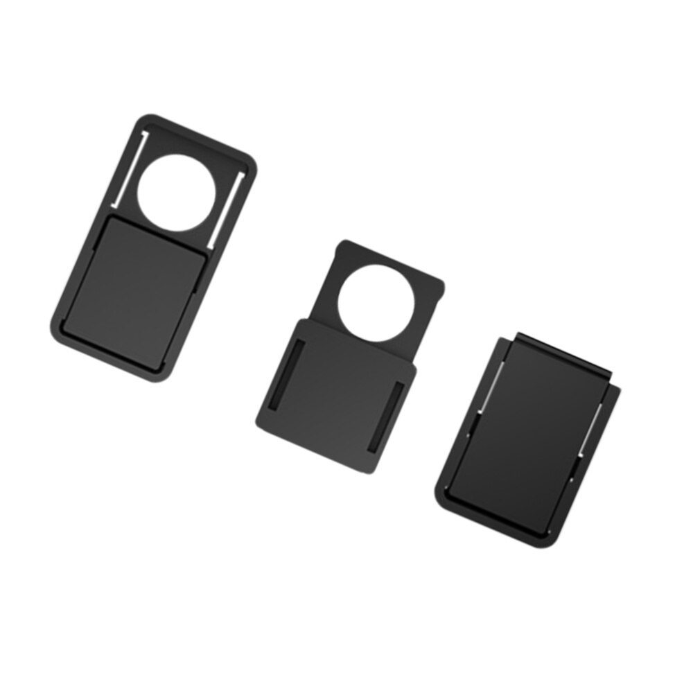 3Pcs Webcam Covers Black Ultra Thin Easy to Use Privacy Webcam Supply for Desktop PC