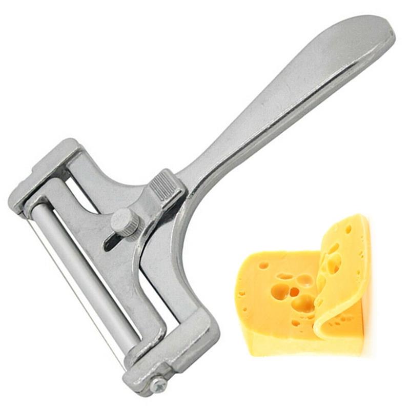 Stainless Steel Wire Cheese Slicer Adjustable Cheese Cutting Wire Cheese Peeler Cheese Slicer Cutter Butter Slice Cooking Tool