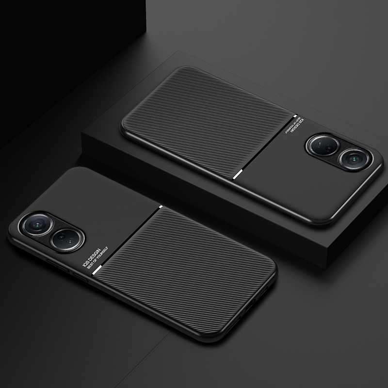 etui na telefon OPPO A78 A 78 4G z magnetycznym uchwytem i teksturą skóry etui na telefon OPPO A 78 A78 6,43" CPH2565 Wstrząsoodporna miękka tylna obudowa