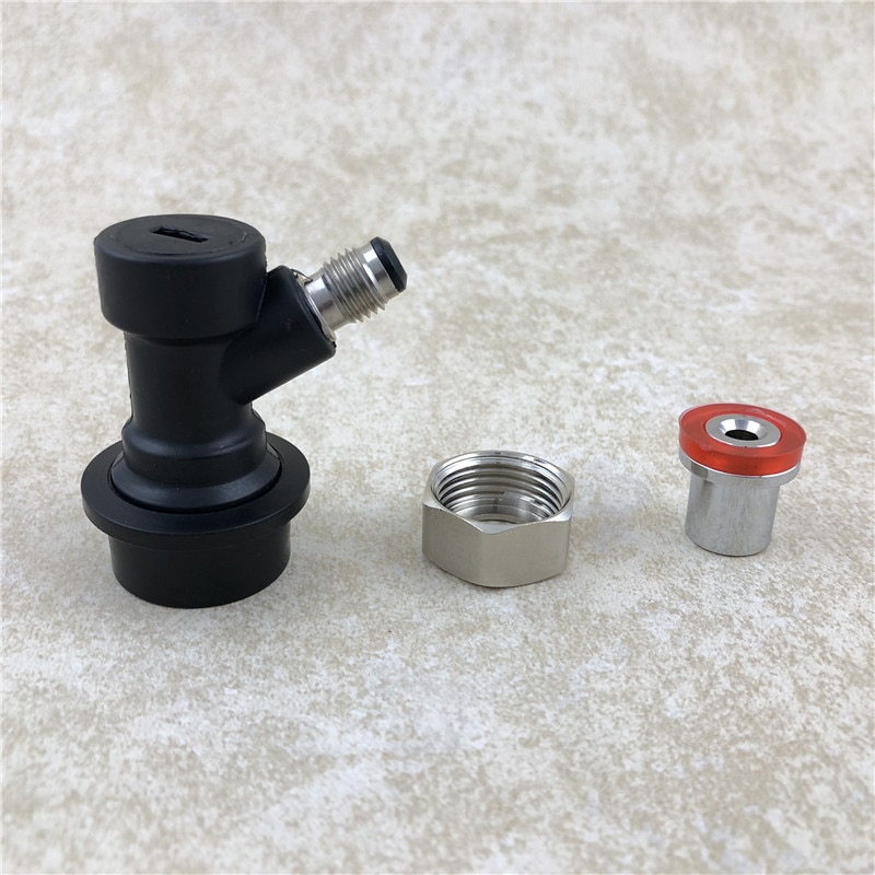 Beer Faucet Tap Quick Disconnect Adapter Convert Ball Lock Pin Lock Connector Kit, for Beer Brewing Keg
